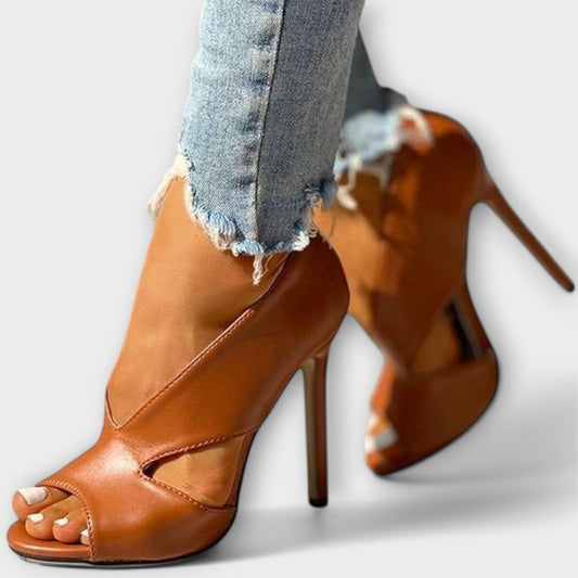 Sandalias de Moda con Tacón Elegante