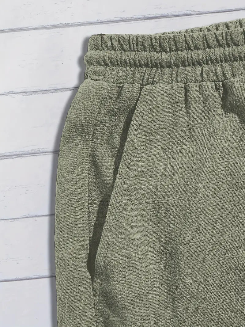 Pantalones cortos de lino