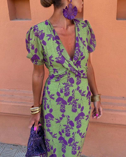 Nayara | Vestido Floral Elegante