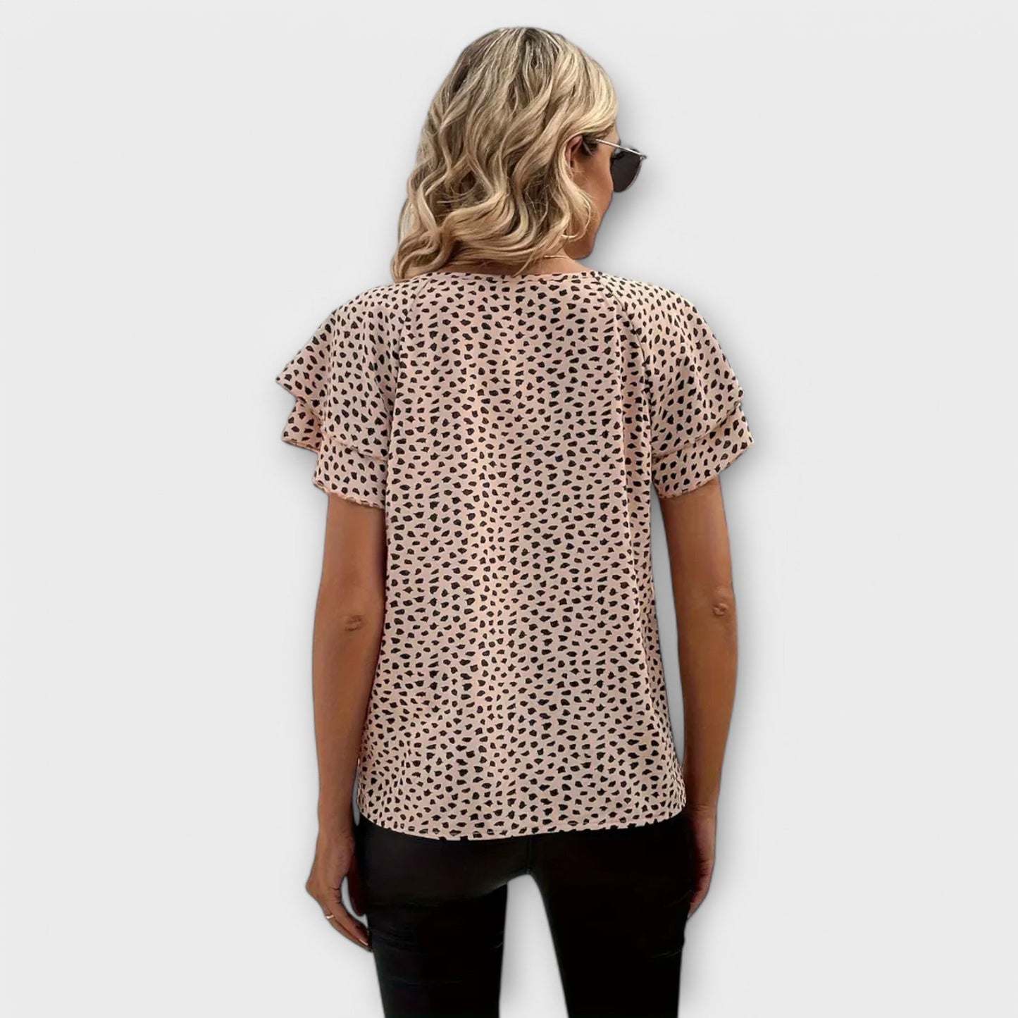 Emily - Blusa con estampado integral