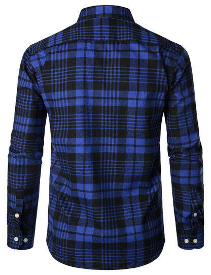 Elegante camisa de cuadros