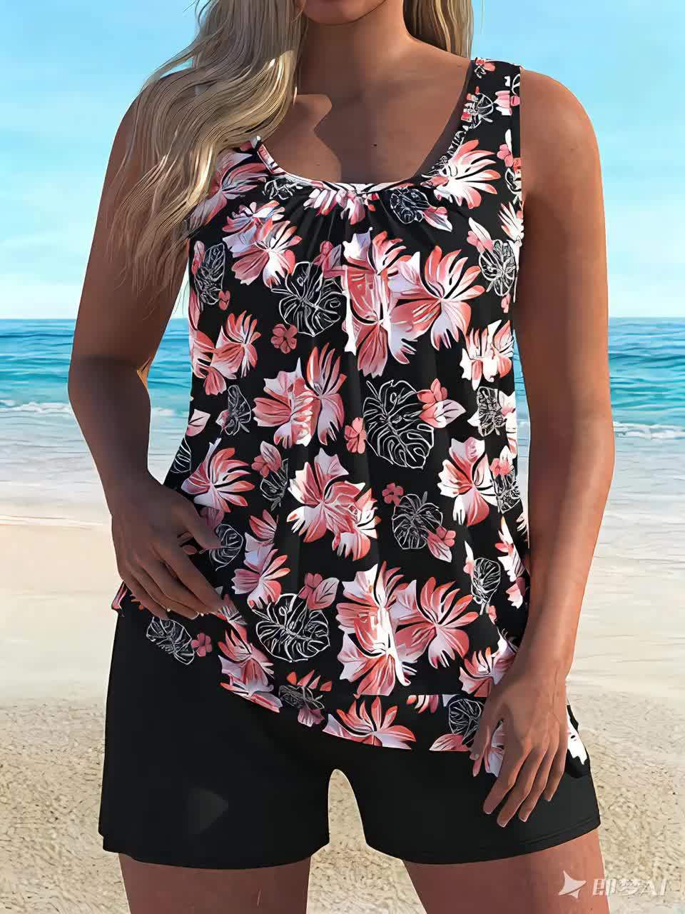 Mariana | Tankini Floral Elegante