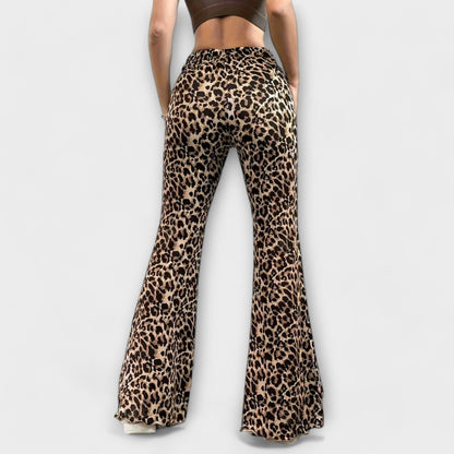 Pantalones Bootcut de Leopardo