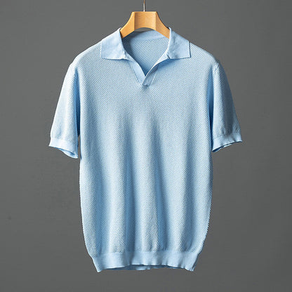 Elegante polo de punto de algodón