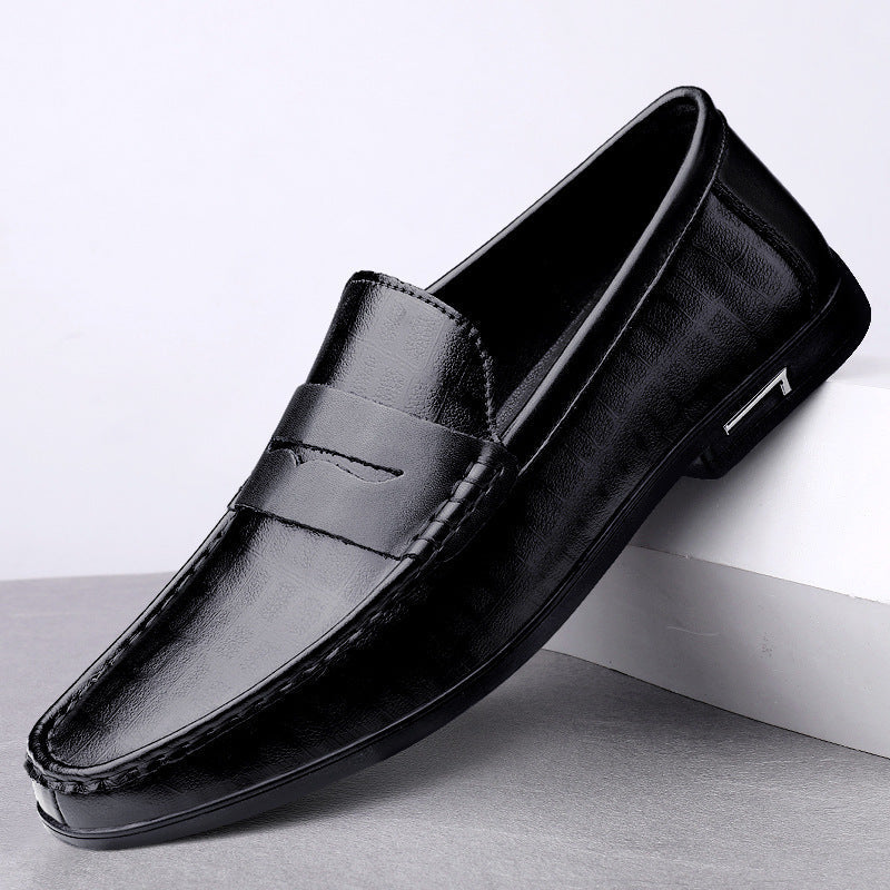 Elegantes mocasines de piel de primera calidad