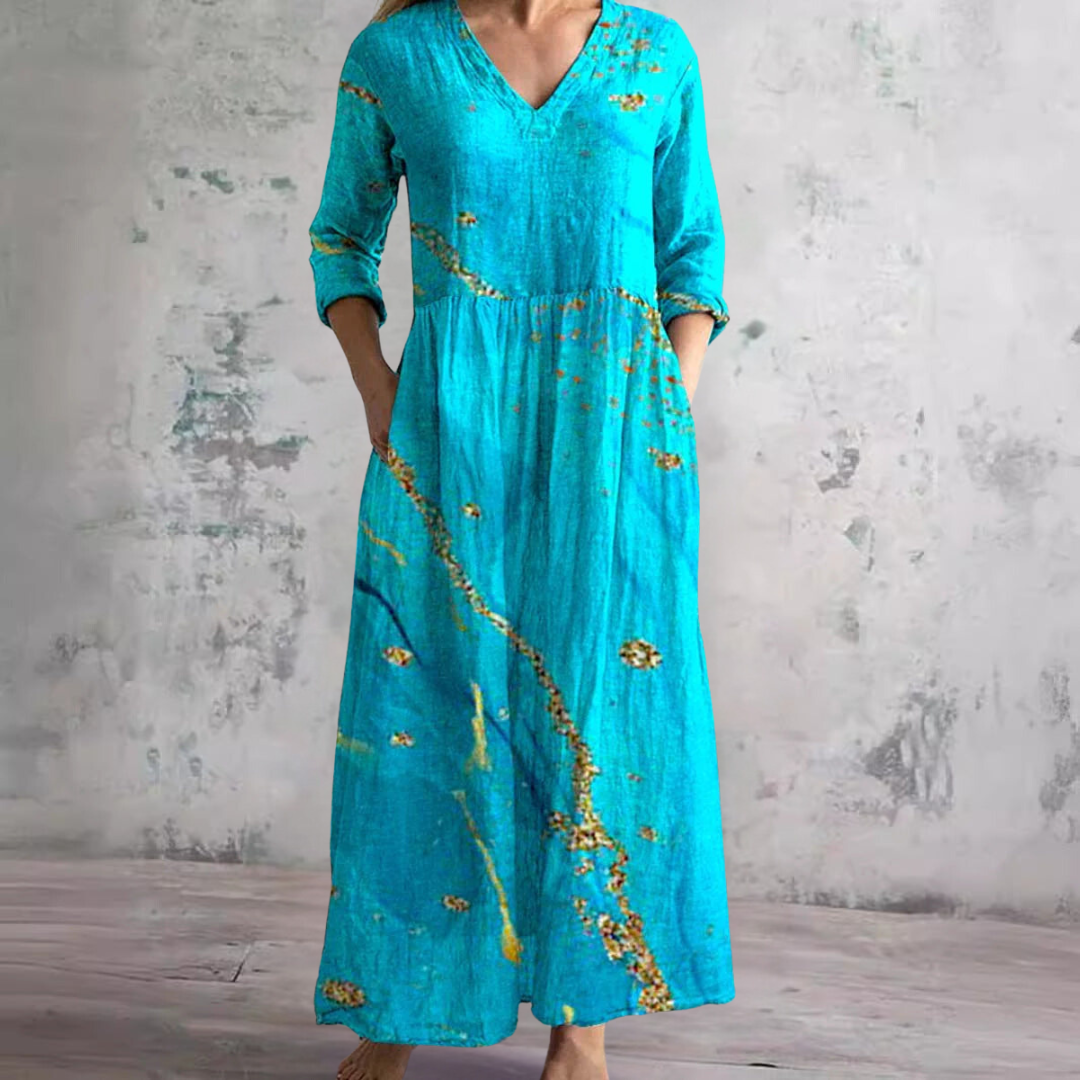 Isabela | Vestido De Verano Floral Elegante