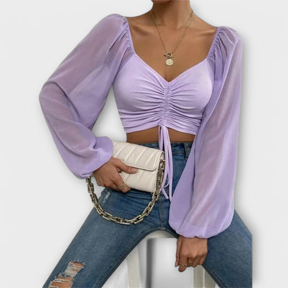 Jacqueline - Blusa de Noche Versátil