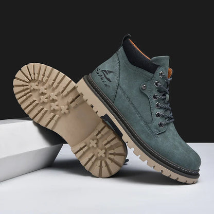 Elegantes botas de piel