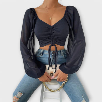 Jacqueline - Blusa de Noche Versátil