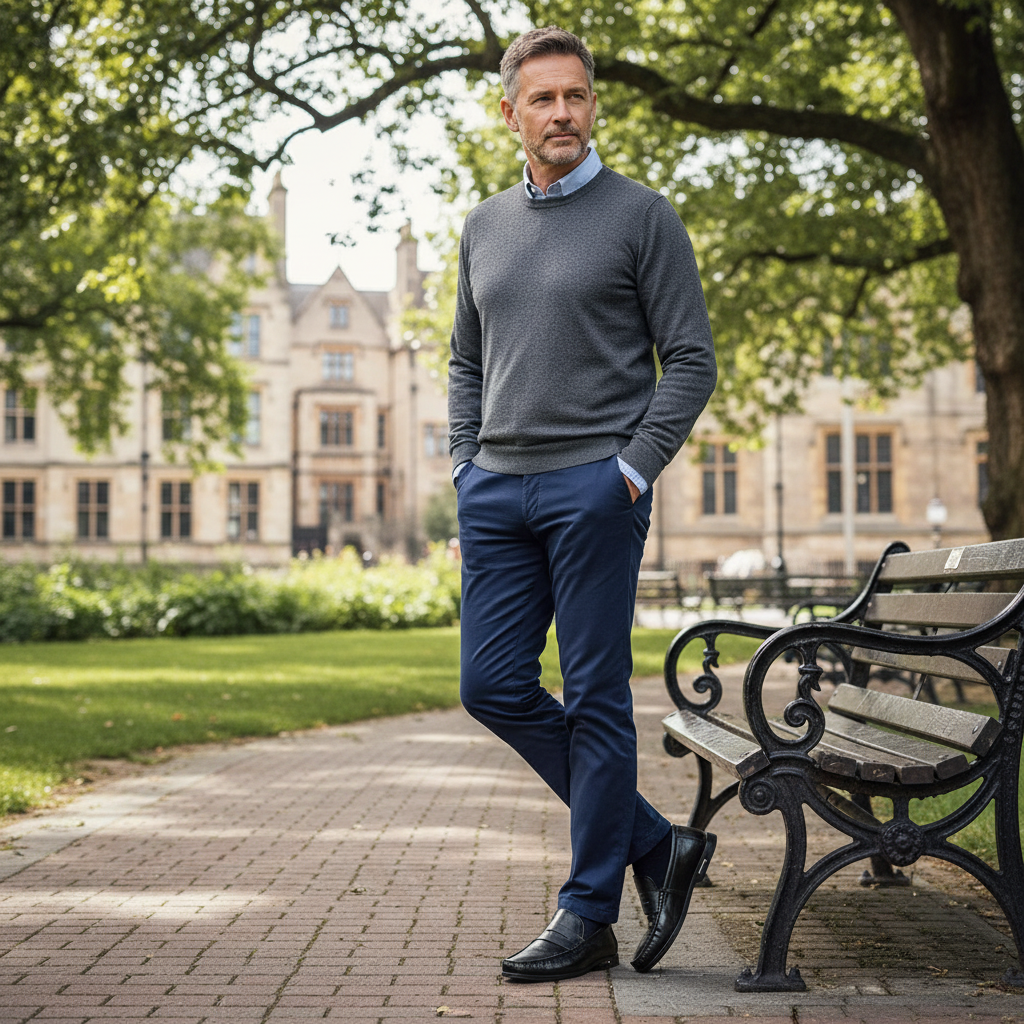 Elegantes mocasines de piel de primera calidad