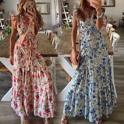Isabela | Vestido Maxi Floral