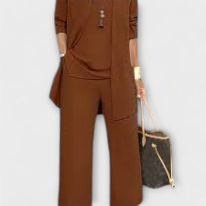 Lora - Conjunto Casual de Tres Piezas