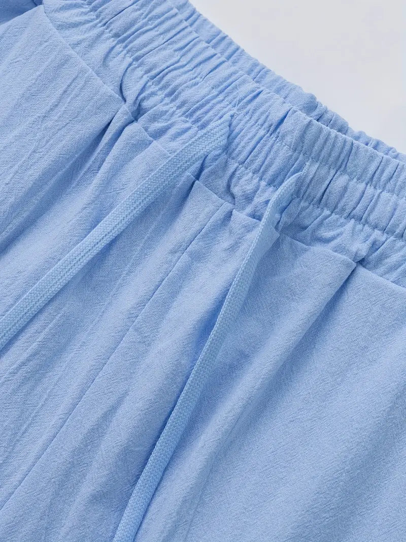 Pantalones casuales de lino