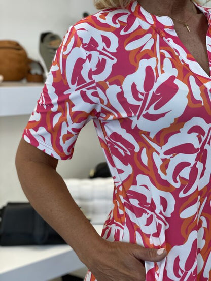 Isabela | Vestido V-Colores Elegante