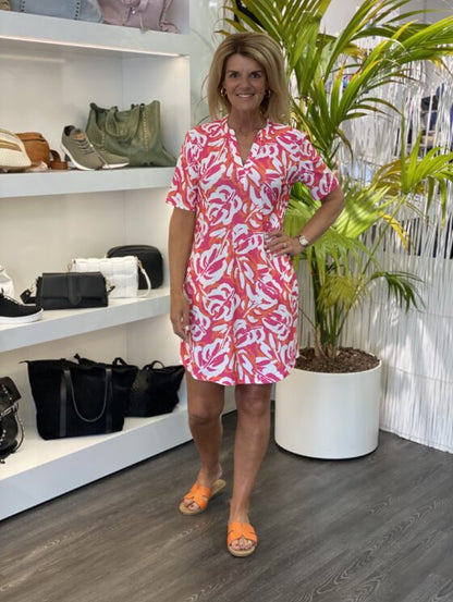 Isabela | Vestido V-Colores Elegante