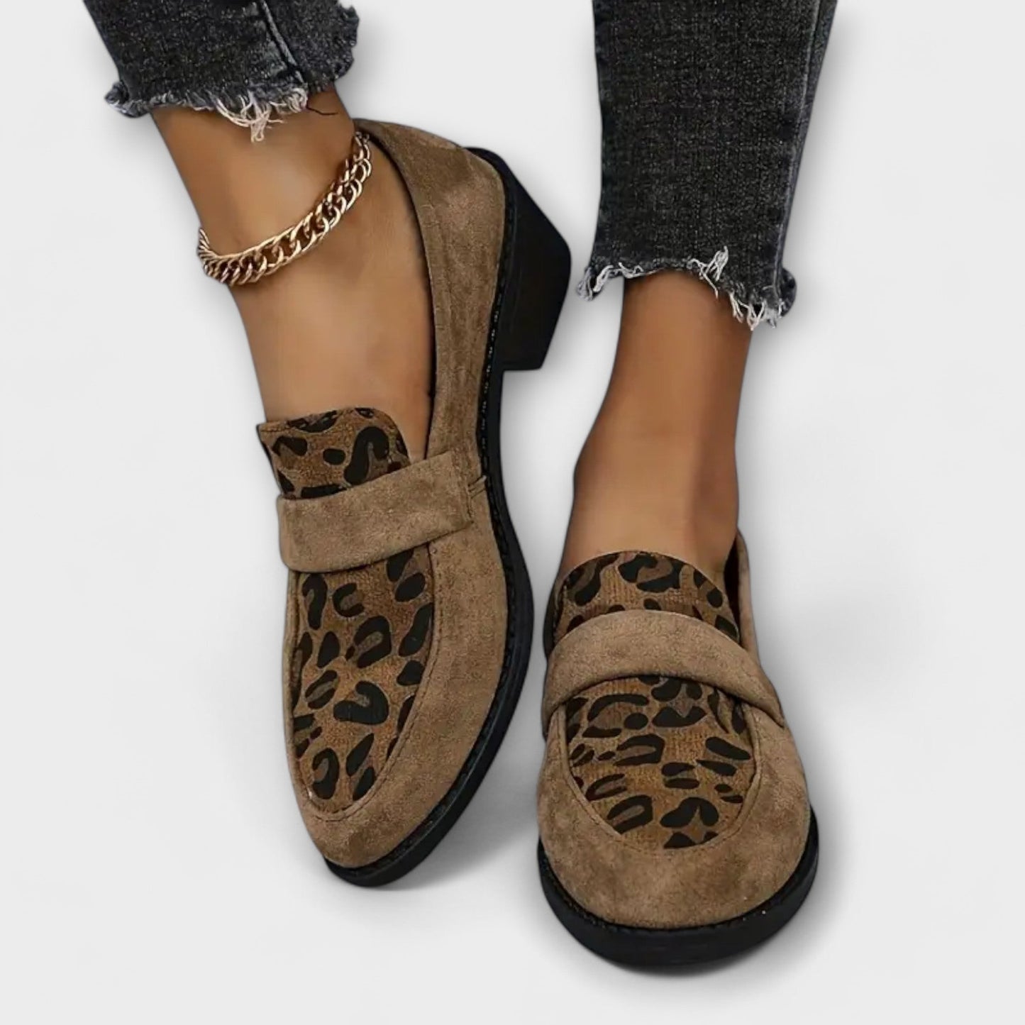 Karla - Zapatos de mujer elegantes con estampado de leopardo