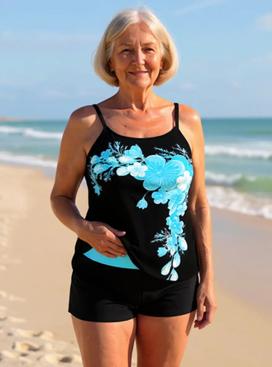 Yarisa | Tankini Estampado Floral Elegante