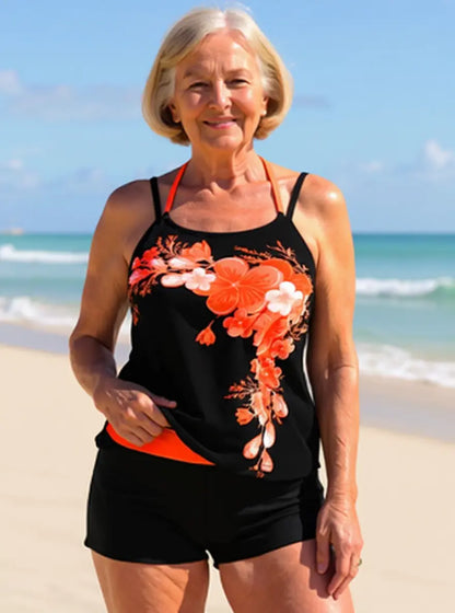 Yarisa | Tankini Estampado Floral Elegante