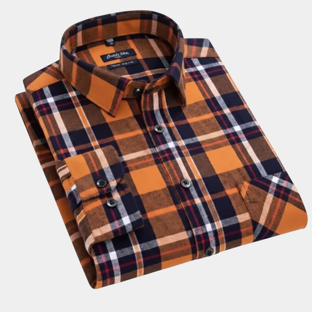 Camisa de cuadros para hombre