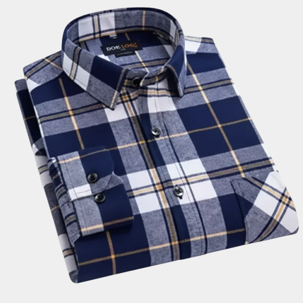Camisa de cuadros para hombre