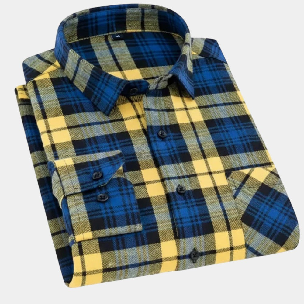 Camisa de cuadros para hombre