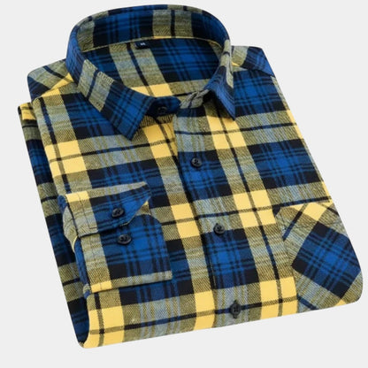 Camisa de cuadros para hombre